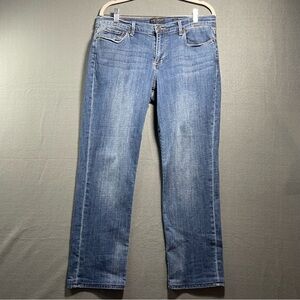 Lucky Brand Sweet Mid Rise Straight Leg Jeans Size 12 Light Wash